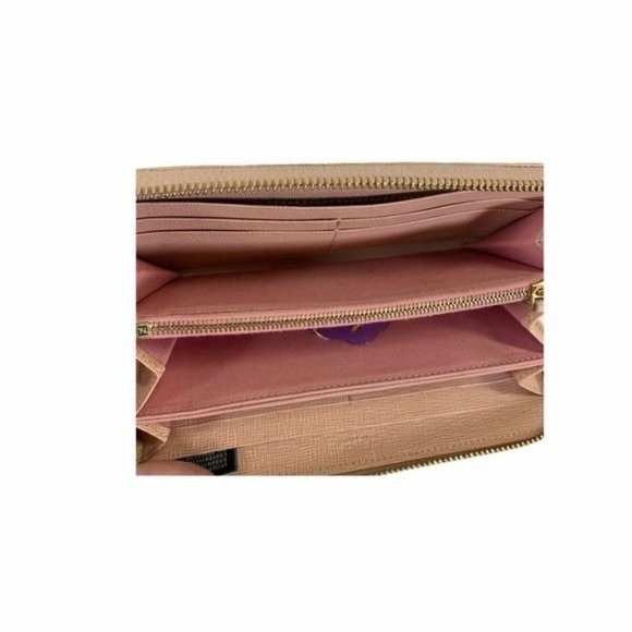 Authentic Fendi Wallet Long Hardware Blush Pink Leather Used Vintage - Picture 9 of 9